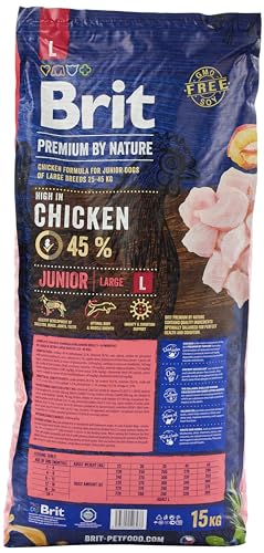 Brit Premium by Nature Junior L - Dry Dog Food - Chicken 15 kg