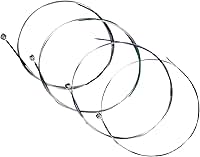 Fansjoy Cordas de Violino Universal Completo (G-D-A-E), Aço Sintético de Qualidade com Cabeça Esférica Niquelada para Violinos 4/4, 3/4, 1/2 e 1/4