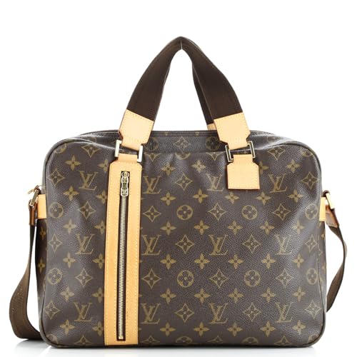 Pre-Loved Sac Bosphore Handbag Monogram Canvas, Brown