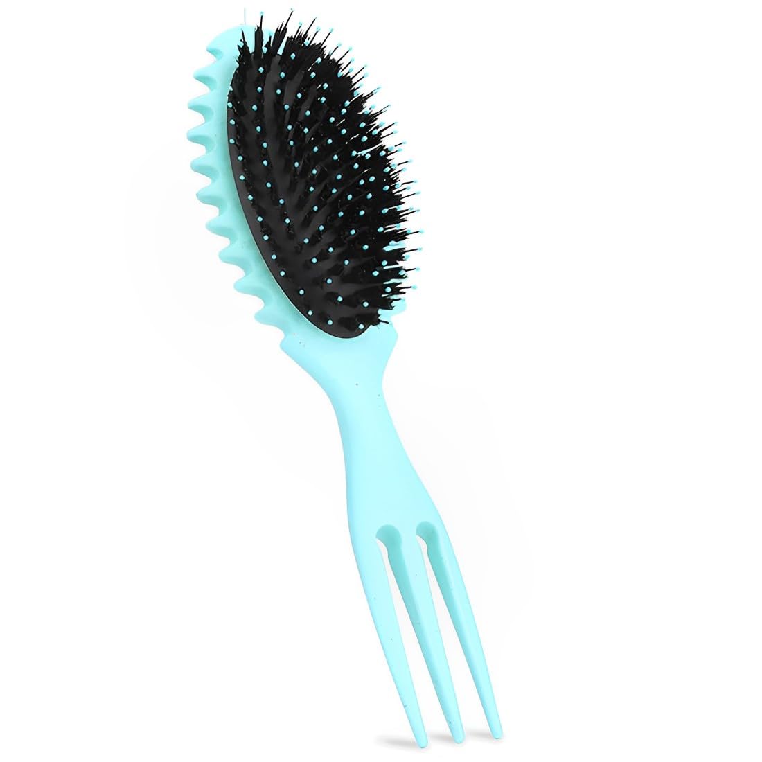 PRAOFRT 1 Articulo Cepillo curly,Peine pelo rizado,Bounce Curl Brush,Curl Defining Brush,Bounce Curl Define Styling Brush,Cepillo de pelo de cerdas de jabalí Cepillo de peinado para desenreda(A