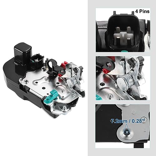 Image of ACROPIX Rear Right Door Latch Lock Actuator Replacement Fit for Jeep Liberty Sport - Pack of 1 Black