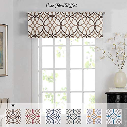 H.VERSAILTEX Energy Saving Curtain Valances for Living Room,Matching with Curtain Panels