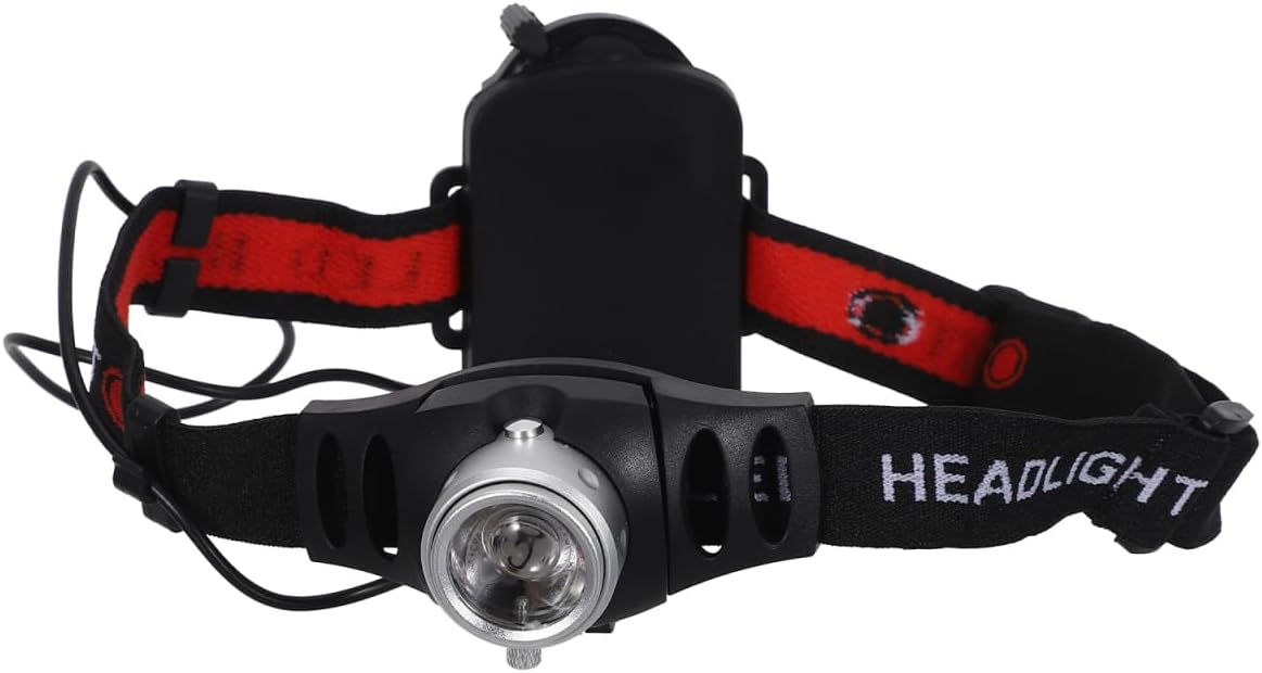 DOITOOL Led Headlamp 500 Lumens Adjustable Brightness with 2 Lighting Modes Lightweight Running Headlight for Camping Hiking Fishing Hunting Jogging