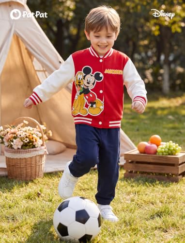 Image of Disney Marvel Bomber Jacket Spider Man Toy Story Cars Varsity Cardigan2-13Y | Officially Licensed Snap Button Coat,Fall Star Wars Graphic Cloth Top,Hulk Venom Stitch Mickey Lightning Mcqueen Kids Apparel