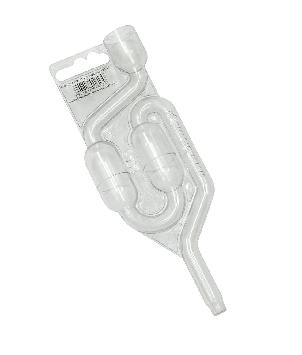 New Bubbler Air Lock Fermentation Tube 2 Chambers for Demi-John or Bucket Home Brewing Made of Quality PVC Material Approved for Food Contact (5)