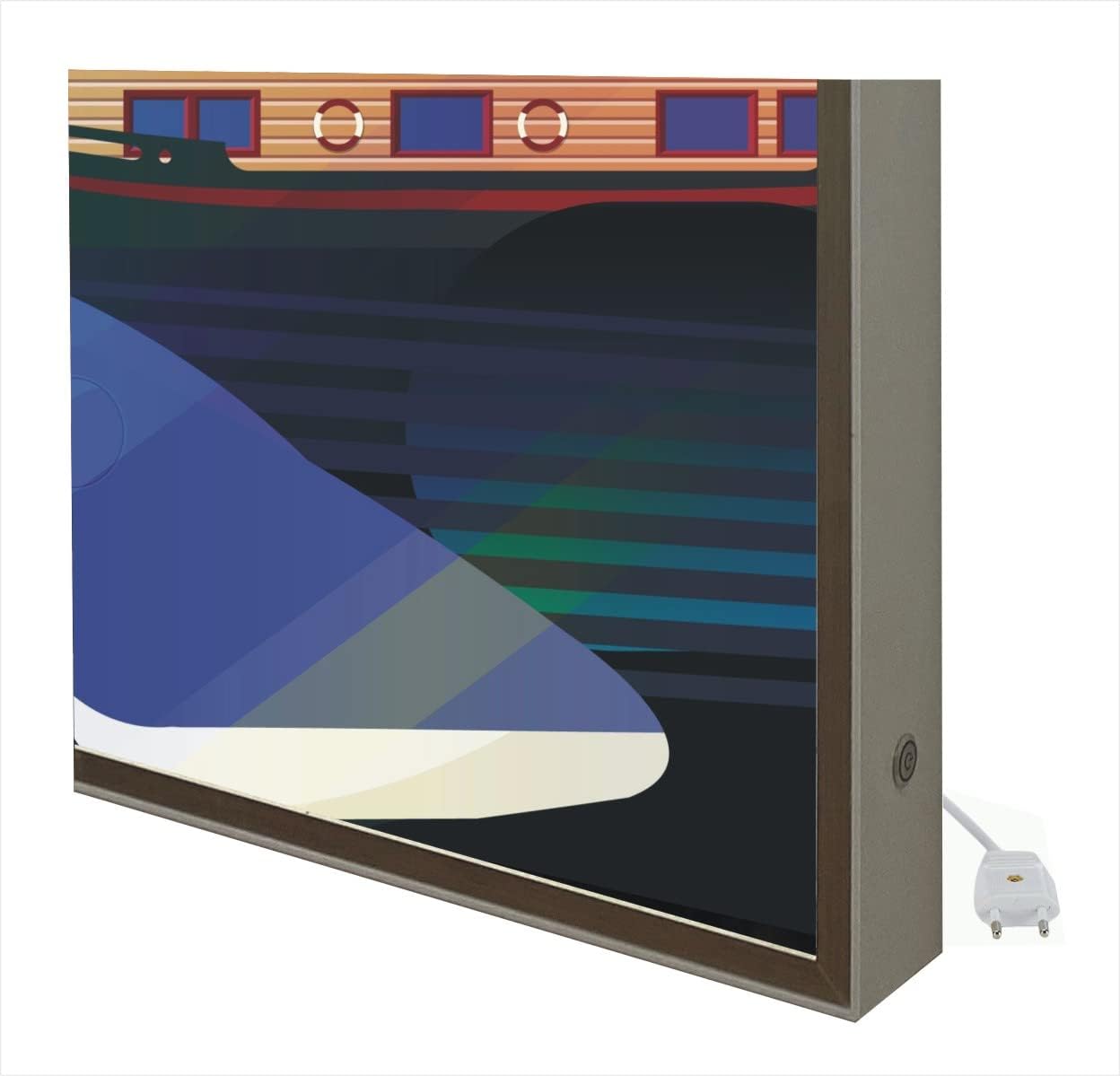 Cartel de Madera Retroiluminados con Leds Pop Art: Mujer