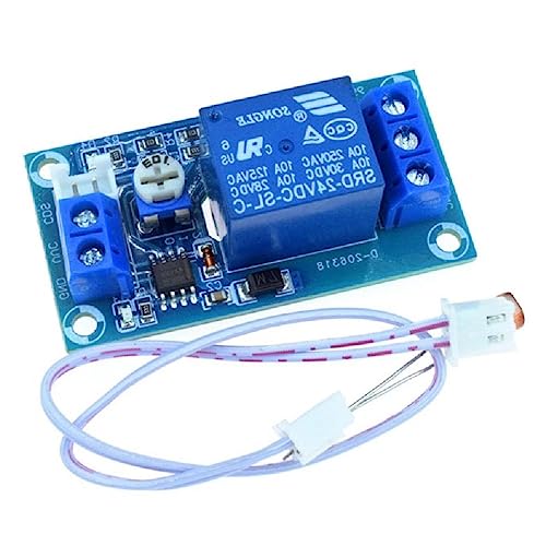 hejhncii Automatic Control Module 5V 12V 24V Photorelay Light Photosensitive Resistor XH-M131 Brightness Switch Module