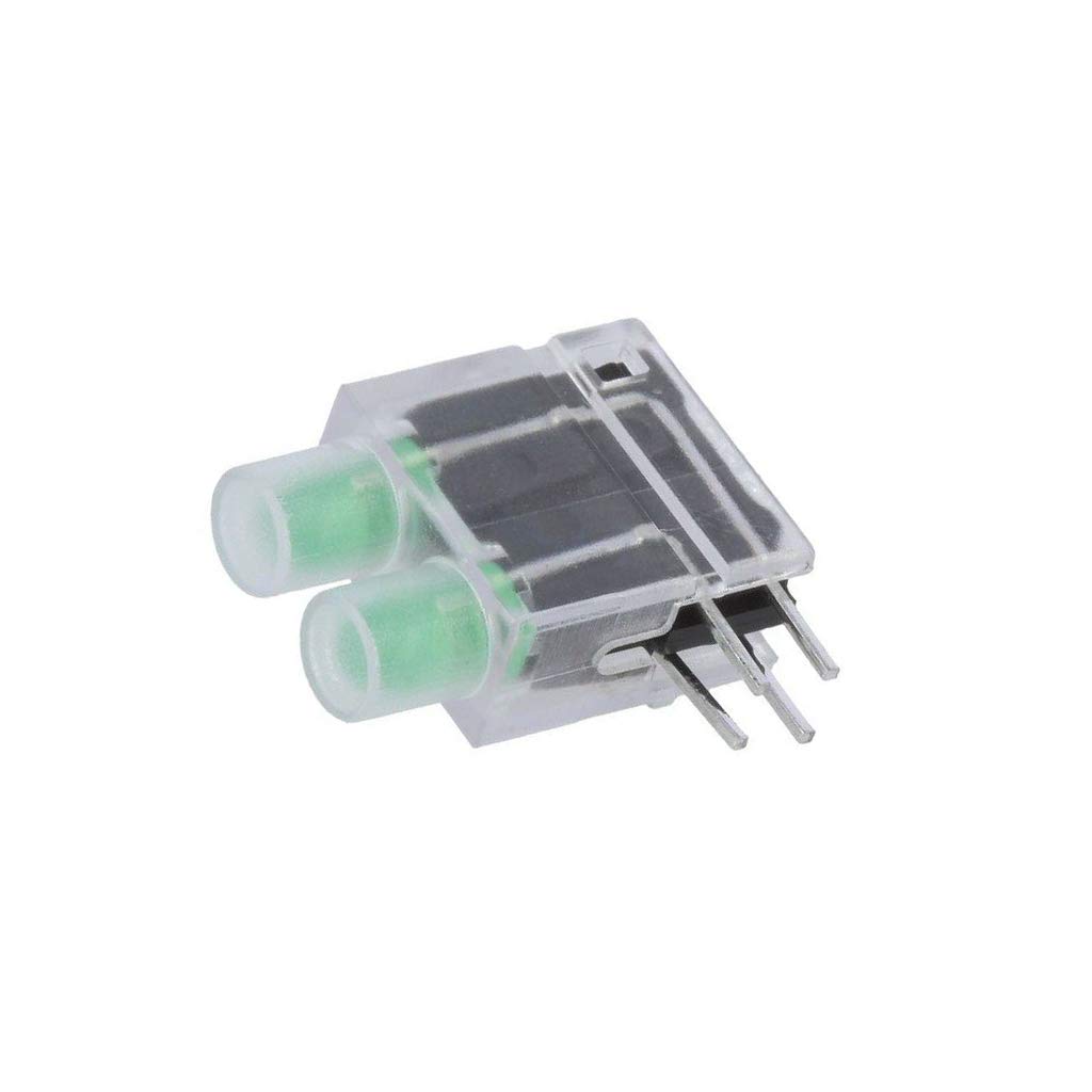 DBKD222 LED inscatolato verde 3,9mm Nr diodi: 2 20mA 40° 2,2V 25mcd SIGNAL-CONST