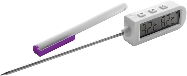 IBILI Digital Thermometer 20 cm, White/Silver, 20 x 3 x 2 cm