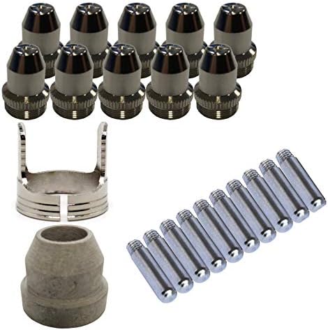 Lotos PCS22 Plasma Cutter Consumables Sets for Brown Color LTP5000D and Brown Color LTPDC2000D (22 Pieces)