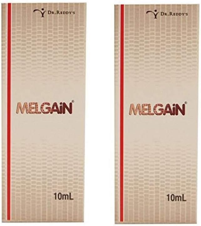 Melgain Lotion for Vitiligo/White Patches: Decapeptide : Stimulates Pigmentation 10ml (Pack OF 2) - With Express Shipping