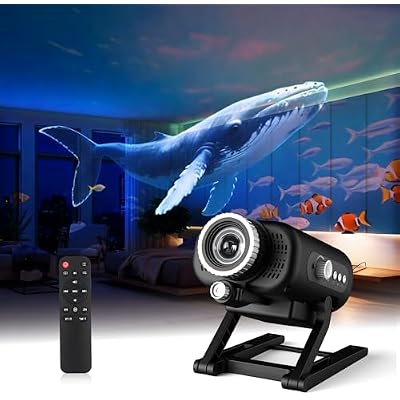 AIRIVO Visual Star Projector, 3D Dynamic Projector with 60 3D Scenes, Galaxy Projector with Bluetooth Speaker, Night Light Projector for Room Decor, Ideal Gift for Kids, Adults, Valentines Day
