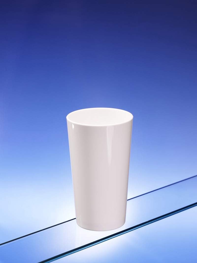 AIOS Set of 6 Premium Unbreakable Polycarbonate White Pint Glass (568ml) Stand-Out Looks with a weighty, Glass-Like Look and Feel - Image 3