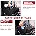 Car Armrest Storage Box for Mazda Cronos Xedos-6 Xedos-9 Eunos MS-8 AZ-1 Lantis Millenia, Non-Slip Center Console Organizer, Secure Fit Leather Armrest Pad, Multifunctional Ergonomic Support Pad