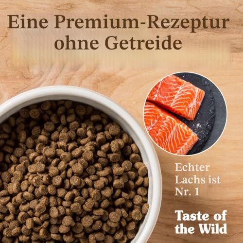 Taste of the Wild, Pacific Stream, Getreidefreies Trockenfutter für Welpen mit Räucherlachs, 12,2 kg (1 Stück)