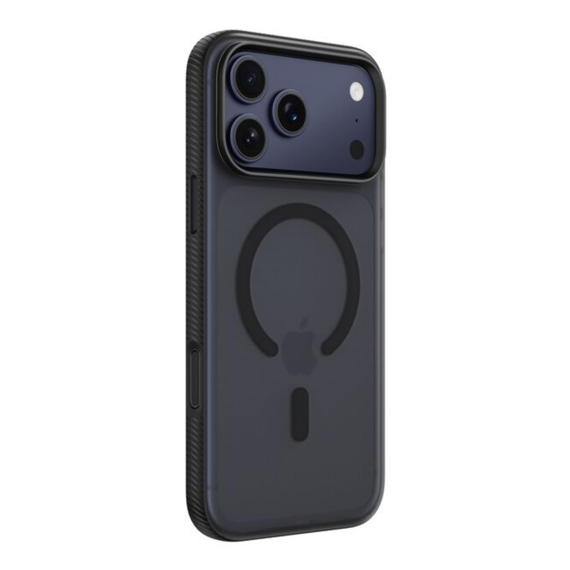 Belkin SheerForce Grip Zgodne z MagSafe Etui na Telefon iPhone 17 Pro Max, Niskoprofilowe z Antypoślizgowymi Bokami – Magnetyczne, Przezroczyste i Odporne na Uderzenia Etui do iPhone'a – Czarne