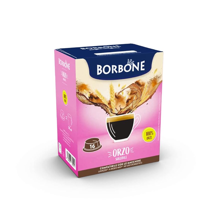 Immagine del prodotto Caffè Borbone Orzo Solubile - 96 capsule (6 confezioni da 16) - Compatibili con le Macchine ad uso domestico Lavazza