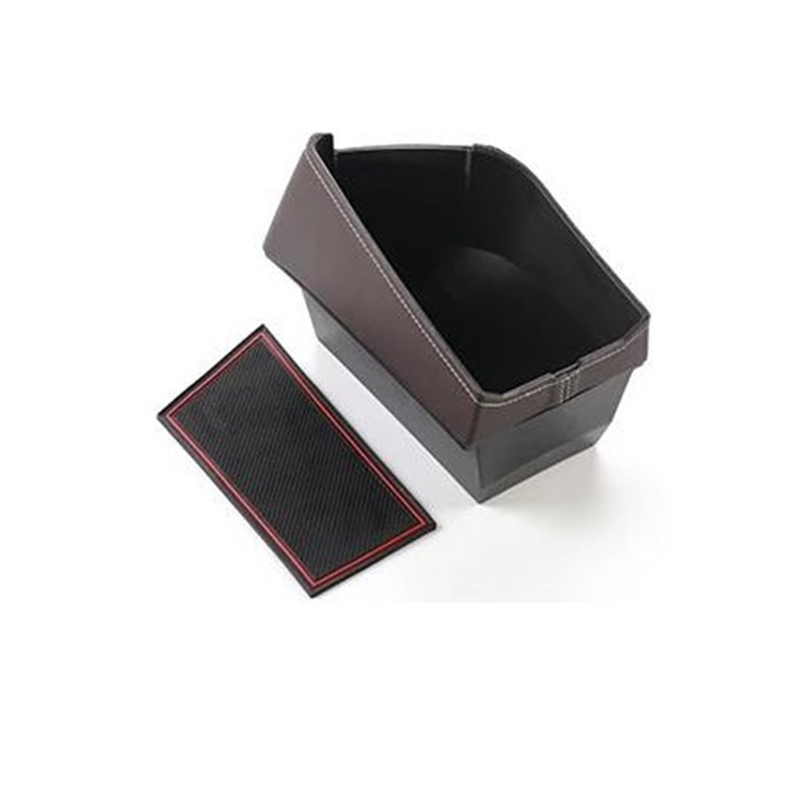 Fcaopcwama Brown Lhd For Bmw X1 F48 F49 X2 F39 2016-2022 Lhd Car Armrest Organizer Center Console Extra Storage Box Auto Interior Car Armrest Storage Box