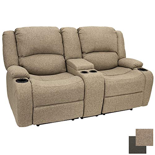Charles 67" Powered Double RV Wall Hugger Recliner Sofa RV Loveseat | RV