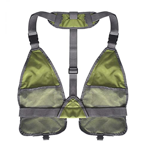 Homesen Colete de Pesca Ultraleve Masculino Feminino Respirável Ajustável com Bolsos D Anéis para Ca
