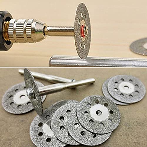 Delidge Circular Saw Blades 10pcs + 2pcs Cutting Wheel Discs Rotation Tool Set Carbon Steel Drill Accessories Cutting Hard Material (25mm) (B098PLPKK1) Amazon Price History, Amazon Price Tracker