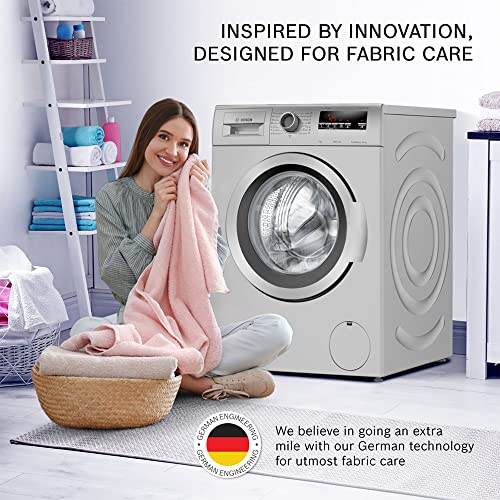 Image of Bosch 7 kg 5 Star Fully-Automatic Front Loading Washing Machine (WAJ2016SIN, Silver, AI active water plus, In-Built Heater)