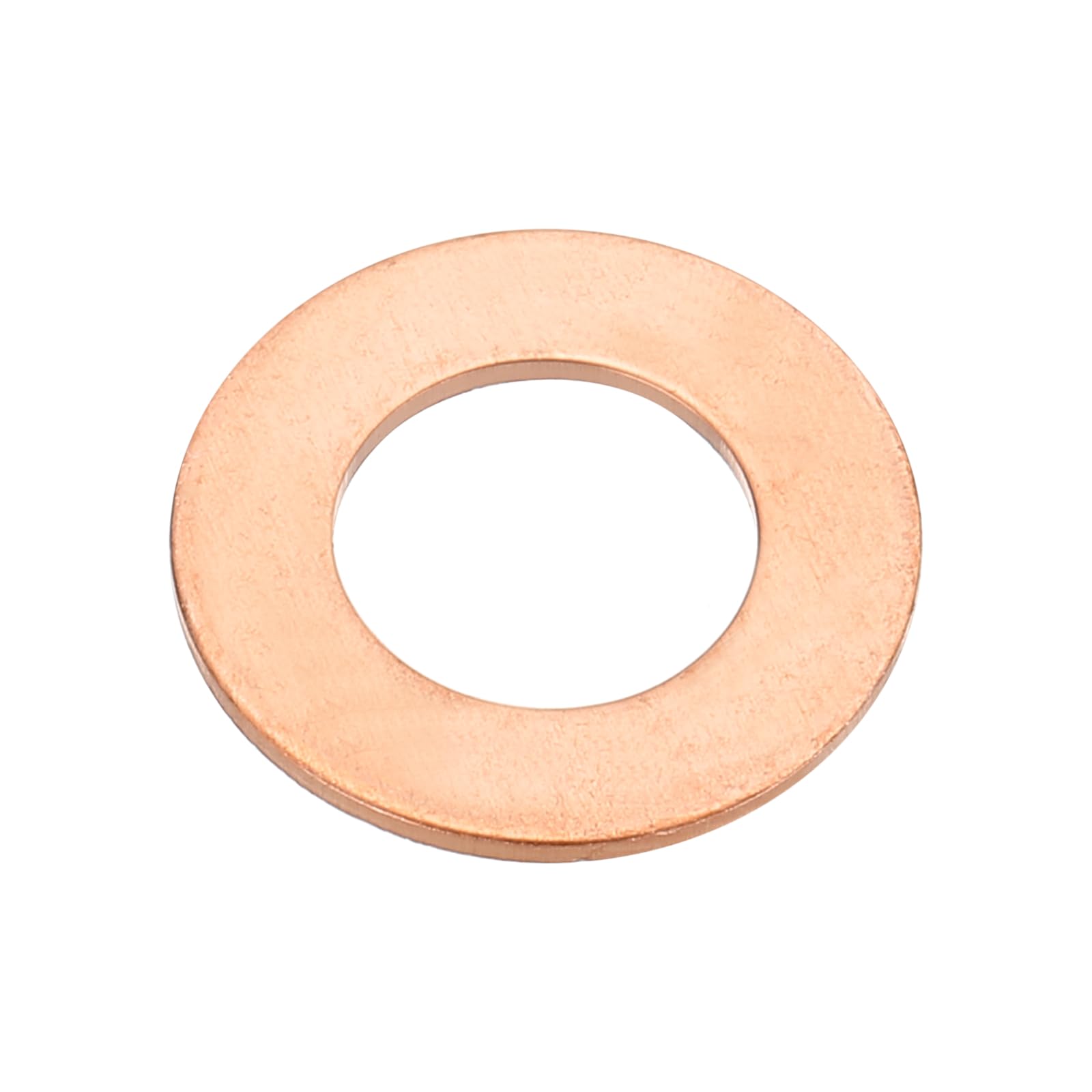PATIKIL M10x18x1mm Flat Copper Washers, 25 PCS Copper Automotive Drain Plug Gaskets Flat Ring Oil Crush Washer Spacers for Faucets Garden Bolts Screws Hose, Purple — image 1
