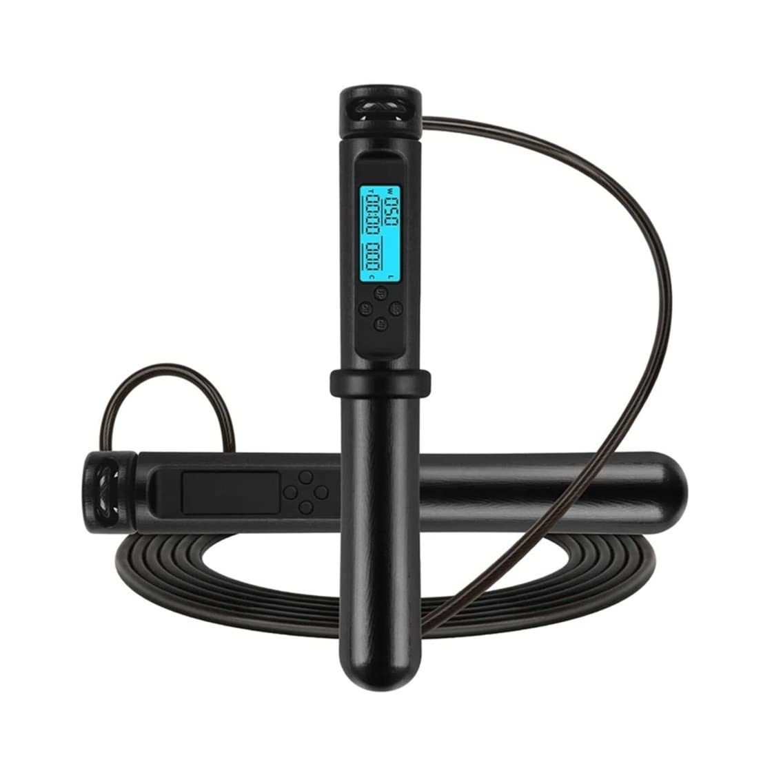 Corde à Sauter, Corde À Sauter D'entraînement De Forme Physique Réglable Avec La Temps Calories Poids Compteur Numérique Exercice Activités De Plein Air