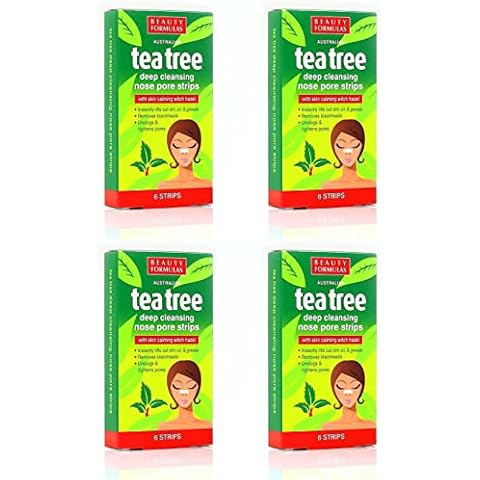 24x Australian Tea Tree & Witch Hazel Nose Strips | Removes Blackheads, Unclogs & Tightens Pores Cover