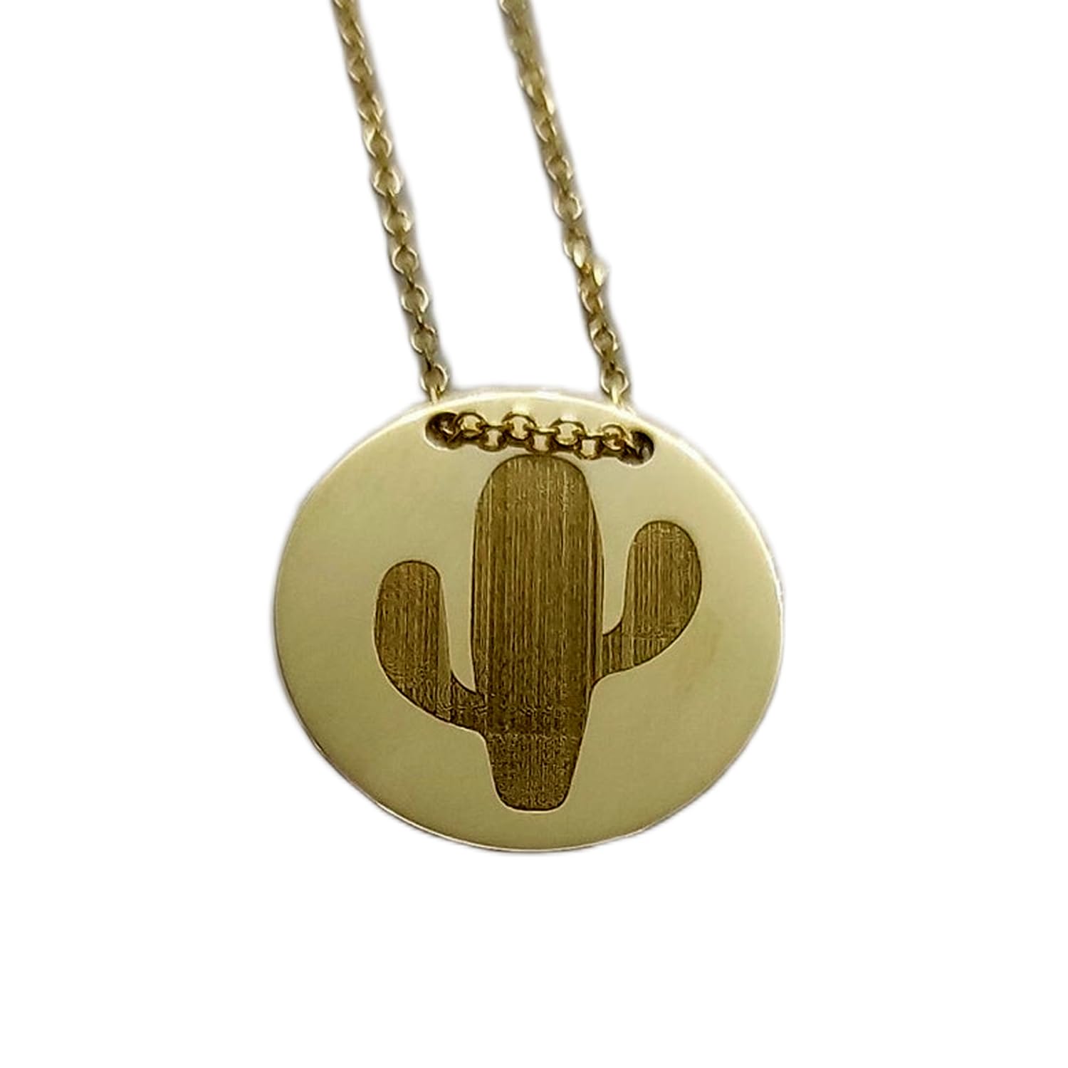 Pendentif soleil gravé en argent et sa chaîne de 45 cm pour l'été - 4