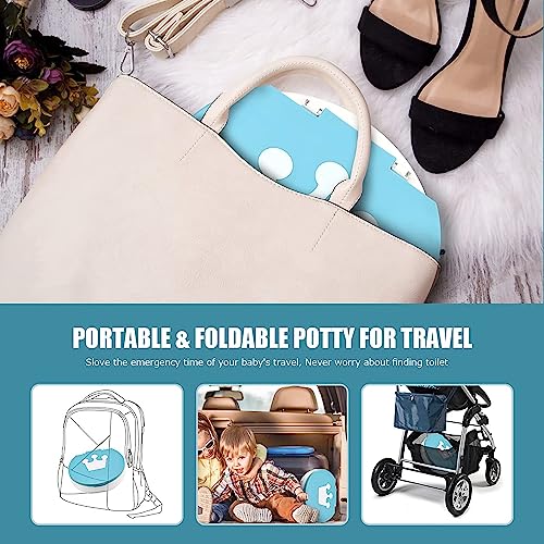 image for VISATOR Portable Potty for Toddler Travel Foldable Potty Seat for Todd