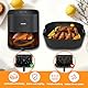 2 Stück Silikonform Heißluftfritteuse Zubehör für Philips Airfryer XL - 6.2L (HD9270)/5000 Serie XXL, 7,2L (HD9285),Air Fryer Silikon Einsatz Anstelle Backpapier,Auflaufform Airfryer für COSORI 4,7L