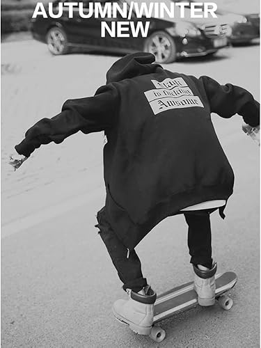 Miniatura 3 de OHSNMAKSL Sudaderas con capucha para hombre, forro polar cálido, sudadera con capucha y cremallera completa, abrigos de entrenamiento deportivo