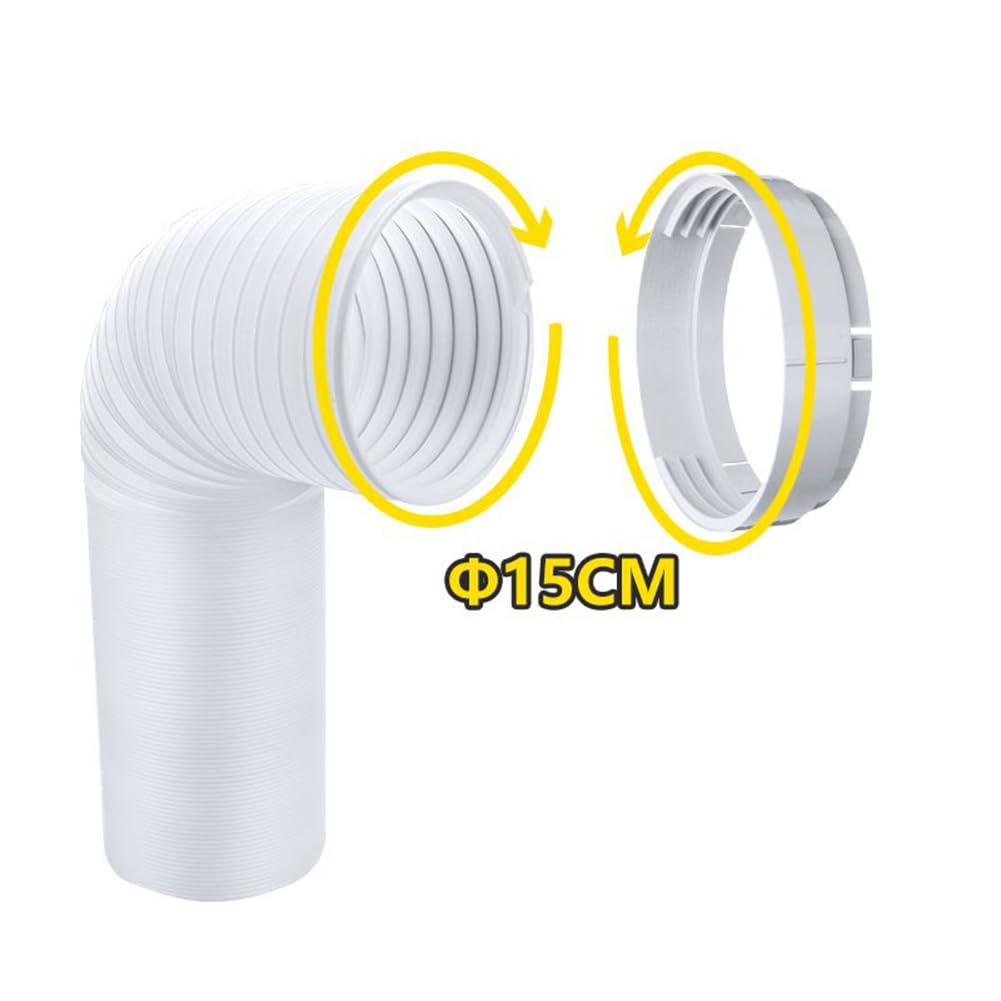 Clearance Plumbing Fittings Under $10,6'' Portable Air Conditioner Window Adapter Exhaust Hose Connector Connector Air Hood Baffle Plate Mobile Air Conditioni - View #12