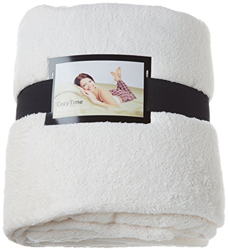 Cozy Time 48145 Coperta in Microfibra Pile - Crema...