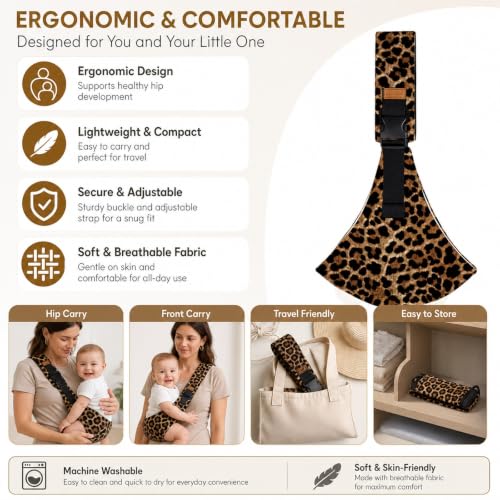 Image of Baby Carrier for 6 Months to 36 Months Baby, Dark Brown