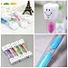 Qpower Smiley - Set de temporizador de arena para cepillar dientes, para...