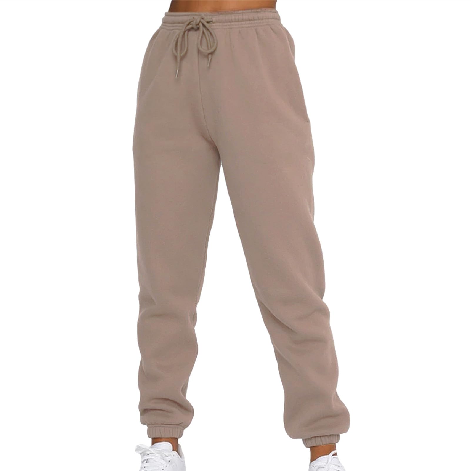 amropi Chándal de Mujer Sudadera Pullover de Lana y Pantalones Conjunto de Ropa