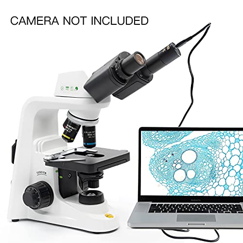 Swift Stellar 1 Pro-B Research-Grade Infinity Corrected Lab Compound Microscope, 40X-2500X, Siedentopf Binocular Head, Mechanical Stage, Abbe, Ultra-Precise Focusing, User And Eco-Friendly #TOP5