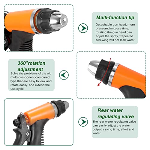 Car Washer Kit - Portable Pressure Washer 12V Water Pump Car Washer, 100W 130Psi, Electric High Pressure Water Washing Kit For Car, Garden, Home, Cleaning, Pet Shower (1Pack) #TOP5