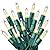 PREXTEX Christmas Lights with Green Wire (20 Feet, 100 Lights) - Clear Christmas Tree Lights Indoor or Outdoor String Lights Use - Warm White Twinkle Lights - Fairy Lights - Christmas String Lights