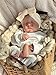 Anano Realistic Reborn Baby Dolls Girl Full Body Silicone Dolls 19 Inch Real Life Baby Dolls That Look Real Looking Sleeping Newborn Perfectly Cute Reborn Babies