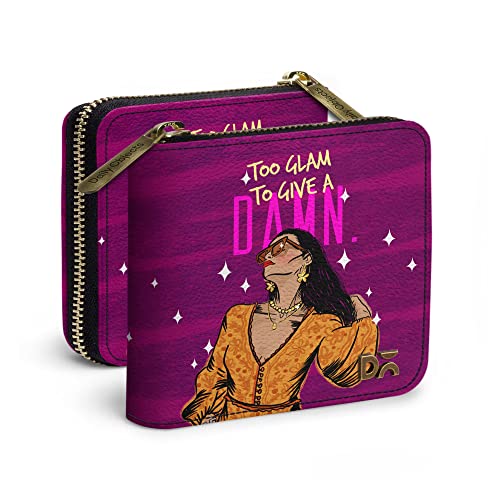 Image of DailyObjects Women's Zip Wallet | Made with Vegan Leather Material | Carefully Handcrafted | Holds up to 8 Cards | Slim and Easy to Fit in Pocket | Coin Pocket with Button Closure