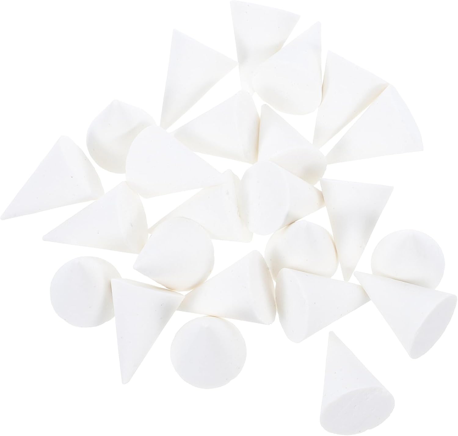 Zerodeko 50pcs Alumina Refractory Support Nails Ceramic Kiln Tools for Pottery High-Temperature Reusable Kiln Firing Accessories for Clay Artists