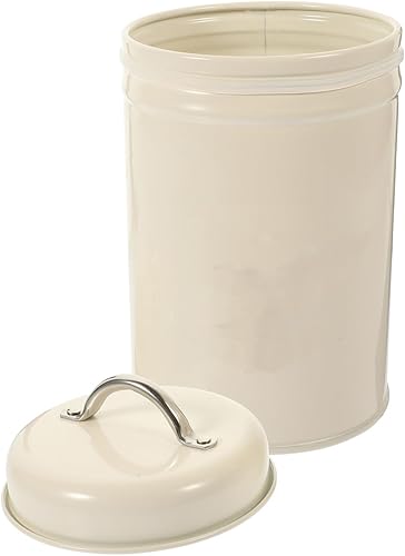 Miniatura 8 de NOLITOY Contenedor de metal de lata de caramelo con tapa bote de grano de café café y azúcar sellado recipiente de café envases de almacenamiento de