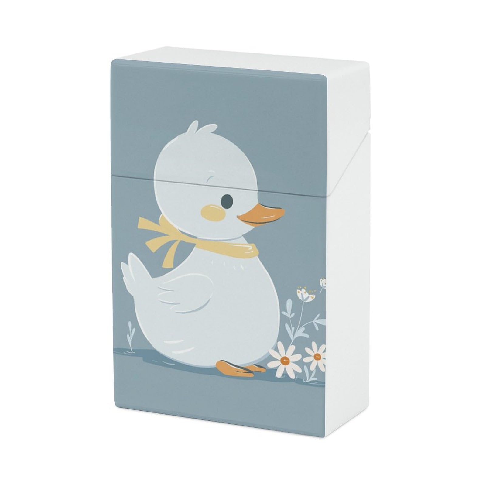 duck cigarette box Amazon.com: Little White Duck Cigarette Case Normal Size Cigarette Holder  Case Skul Style Box 20 Capacity Women and Men Perfect for Roll Your Own  Cigs : Health & Household
