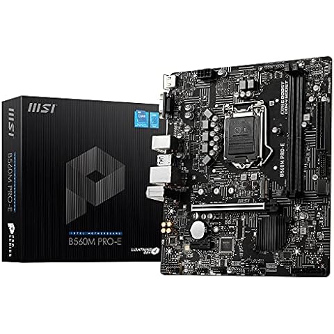 MSI B560M PRO-E Mainboard Micro-ATX, unterstützt Intel Core Prozessoren der 11. Generation, LGA 1200, 2 x DIMMs Cover