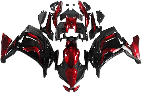 Miniatura 2 de MC - Carenado rojo y negro para Kawasaki Ninja 2020 2021 2022 2023 650R ER-6F EX650 Molde de inyección de plástico ABS nueva carrocería 20 21 22 23