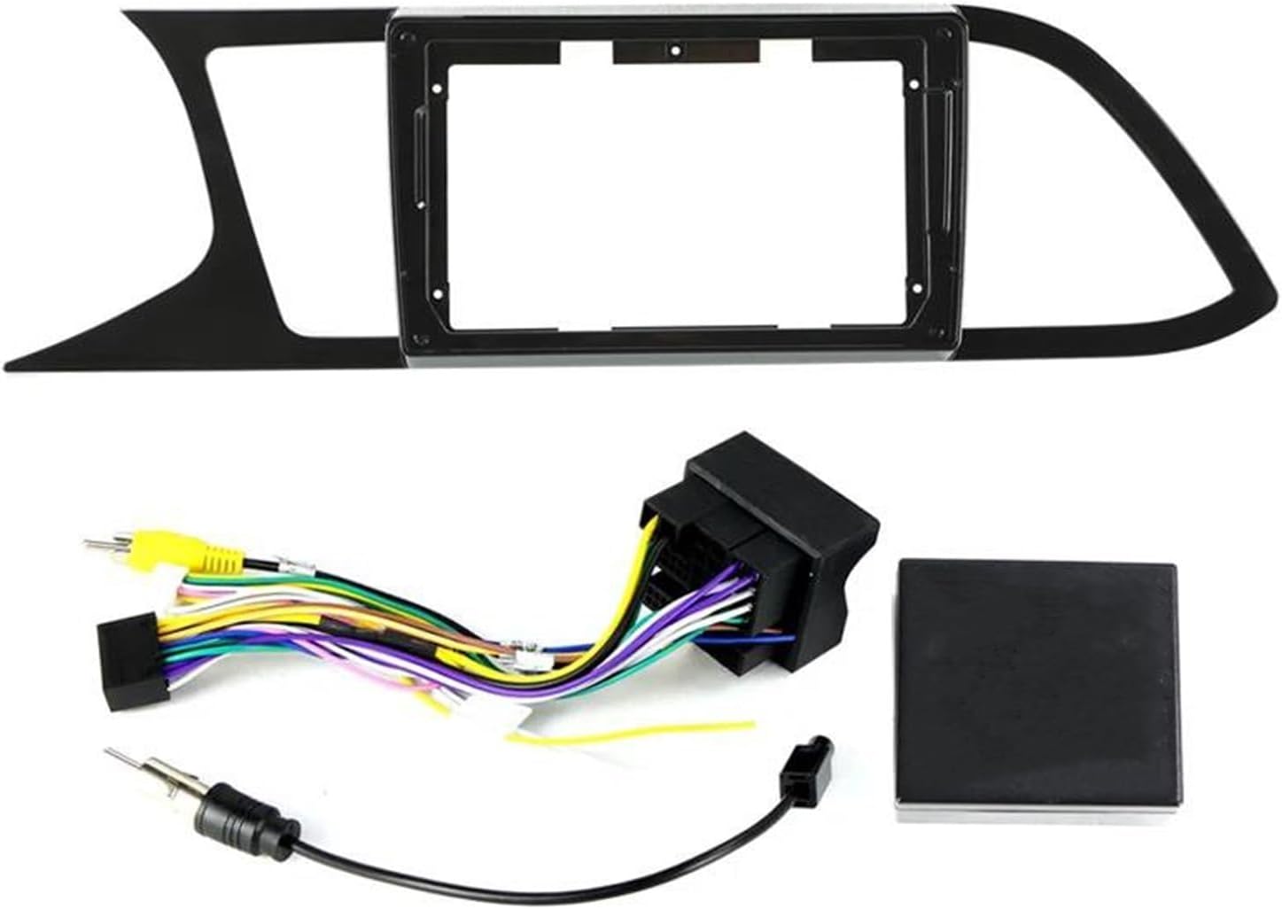 2 DIN カーラジオパネル フェイシアフレーム 9インチ オーディオ GPS インストール ダッシュキット ベゼル ブラケット ト