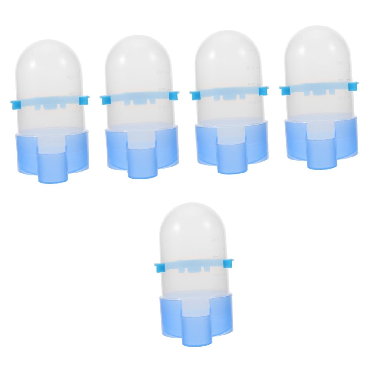 BESPORTBLE 5pièces Distributeur Eau Nourriture Automatique pour Oiseaux Abreuvoir Réutilisable pour Perroquets Et Autres Oiseaux Adapté pour Usage Intérieur Et Extérieur